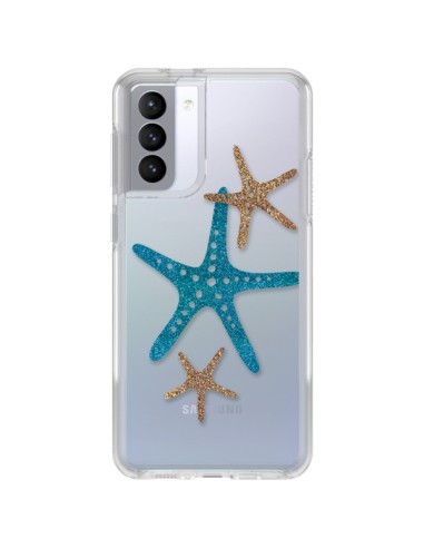 Coque Samsung Galaxy S21 FE Etoile de Mer Starfish Transparente - Sylvia Cook