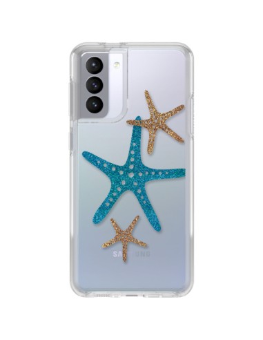 Cover Samsung Galaxy S21 FE Stella Marina Trasparente - Sylvia Cook