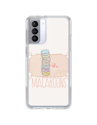 Coque Samsung Galaxy S21 FE Macaron Gateau - Sara Eshak