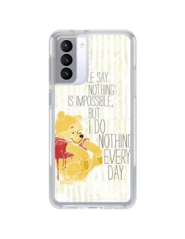 Coque Samsung Galaxy S21 FE Winnie I do nothing every day - Sara Eshak