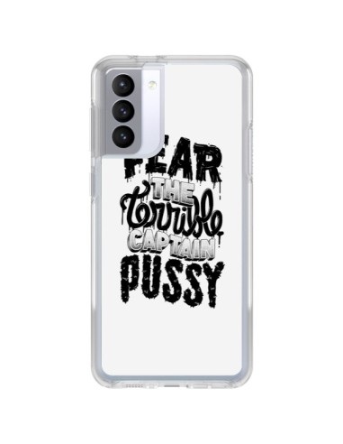 Coque Samsung Galaxy S21 FE Fear the terrible captain pussy - Senor Octopus