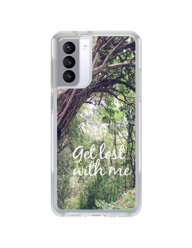 Coque Samsung Galaxy S21 FE Get lost with him Paysage Foret Palmiers - Tara Yarte