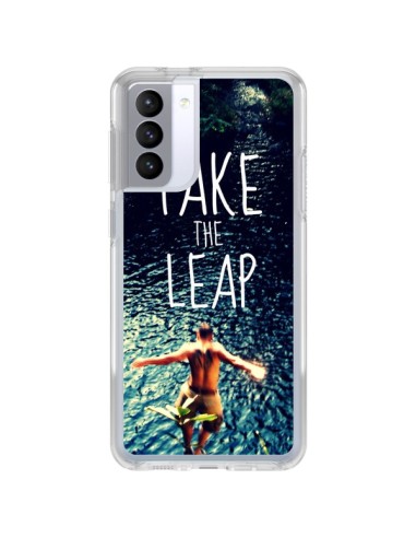 Cover Samsung Galaxy S21 FE Take the leap Saut - Tara Yarte