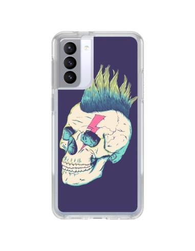 Coque Samsung Galaxy S21 FE Tête de mort Punk - Victor Vercesi