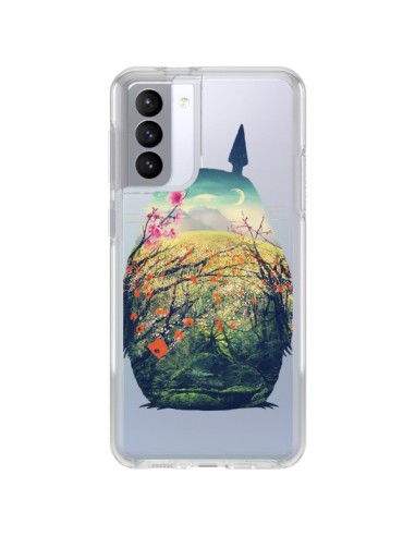 Coque Samsung Galaxy S21 FE Totoro Manga Comics Transparente - Victor Vercesi