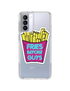 Coque Samsung Galaxy S21 FE Fries Before Guys Transparente - Yohan B.