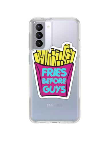 Coque Samsung Galaxy S21 FE Fries Before Guys Transparente - Yohan B.