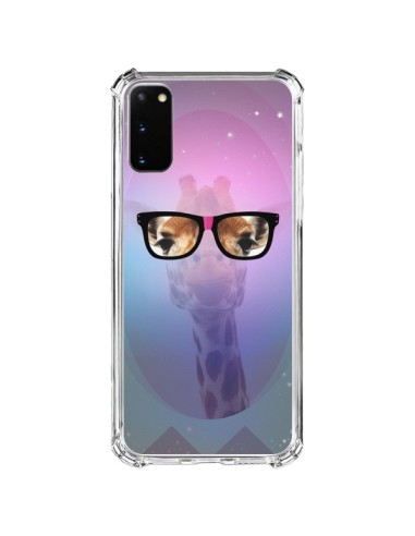Samsung Galaxy S20 FE Case Giraffe Nerd with Glasses - Aurelie Scour