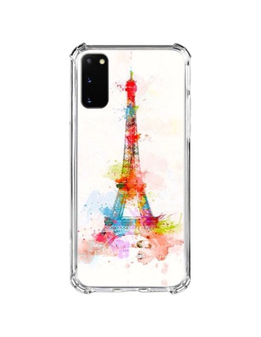 Coque Samsung Galaxy S20 FE Paris Tour Eiffel Muticolore - Asano Yamazaki