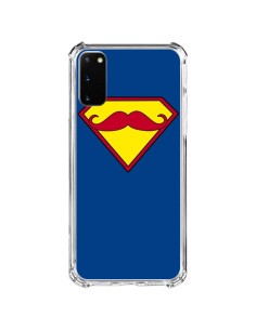 Coque Samsung Galaxy S20 FE Super Moustache Movember Superman - Bertrand Carriere