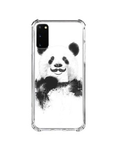 Coque Samsung Galaxy S20 FE Funny Panda Moustache Movember - Balazs Solti