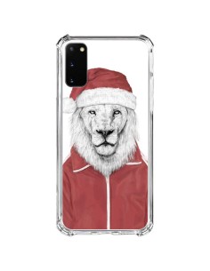 Coque Samsung Galaxy S20 FE Santa Lion Père Noel - Balazs Solti