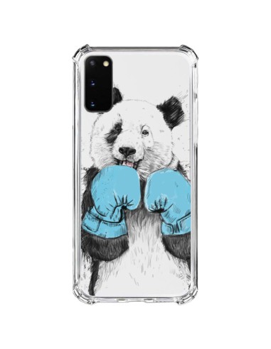 Cover Samsung Galaxy S20 FE Panda Vincitore Trasparente - Balazs Solti