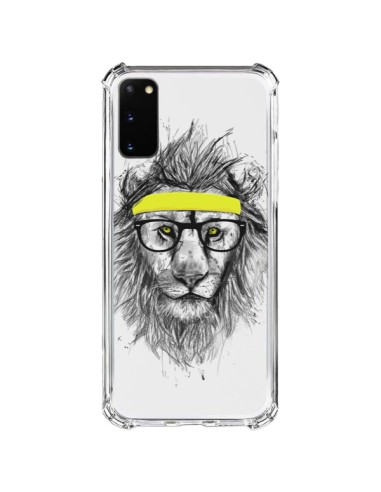 Cover Samsung Galaxy S20 FE Hipster Leone Trasparente - Balazs Solti