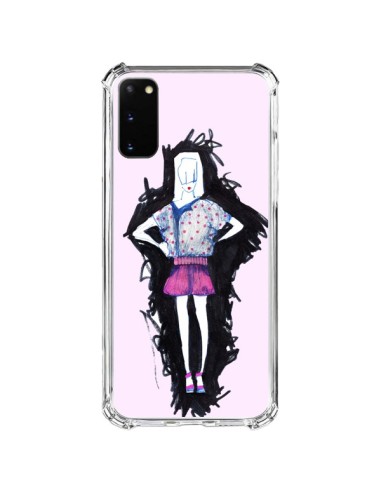 Samsung Galaxy S20 FE Case Valentine Fashion Girl Light Pink - Cécile