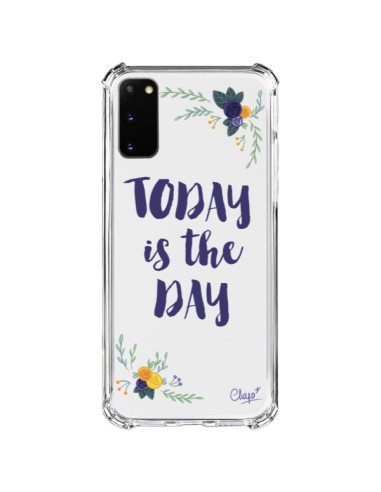 Coque Samsung Galaxy S20 FE Today is the day Fleurs Transparente - Chapo