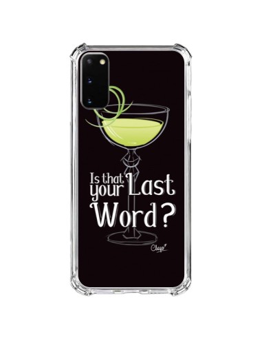 Cover Samsung Galaxy S20 FE Is that your Last Word Cocktail Barman - Chapo