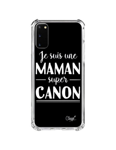 Coque Samsung Galaxy S20 FE Je suis une Maman super Canon - Chapo