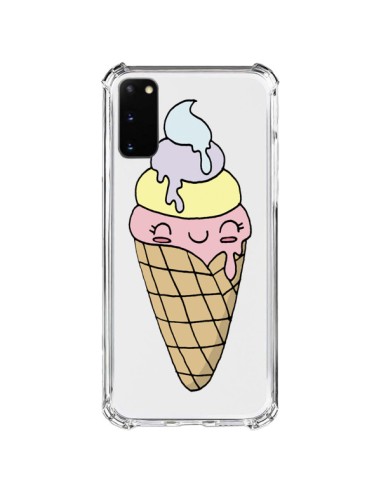 Samsung Galaxy S20 FE Case Ice cream Summer Scent Clear - Claudia Ramos