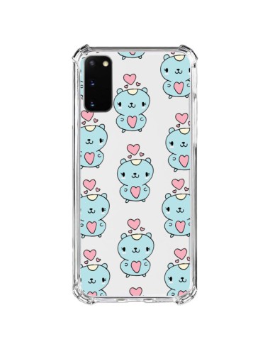 Samsung Galaxy S20 FE Case Hamster Love Clear - Claudia Ramos