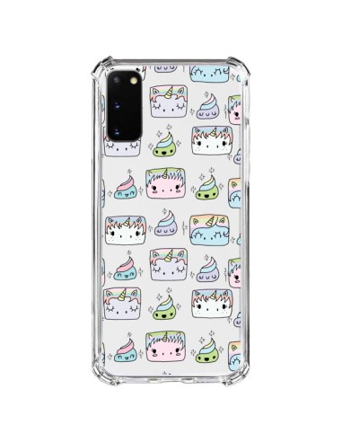 Coque Samsung Galaxy S20 FE Licorne Unicorn Cute Swag Transparente - Claudia Ramos