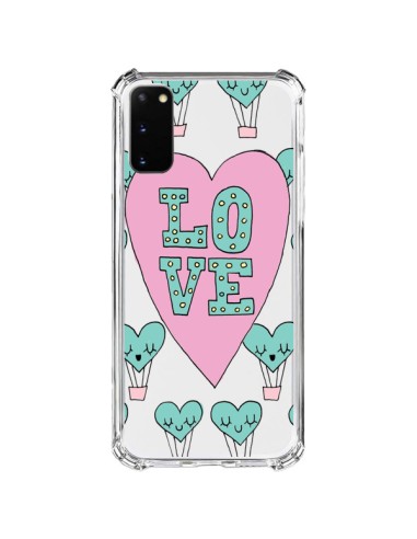 Coque Samsung Galaxy S20 FE Love Nuage Montgolfier Transparente - Claudia Ramos