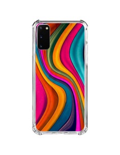 Samsung Galaxy S20 FE Case Love Colored Waves - Danny Ivan