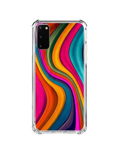 Samsung Galaxy S20 FE Case Love Colored Waves - Danny Ivan