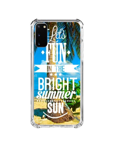 Cover Samsung Galaxy S20 FE Fun Summer Sun _té - Eleaxart