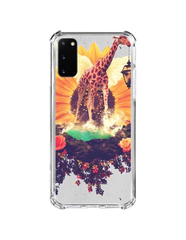 Samsung Galaxy S20 FE Case Giraffe Flowers - Eleaxart