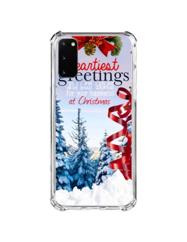 Cover Samsung Galaxy S20 FE Auguri Buon Natale - Eleaxart