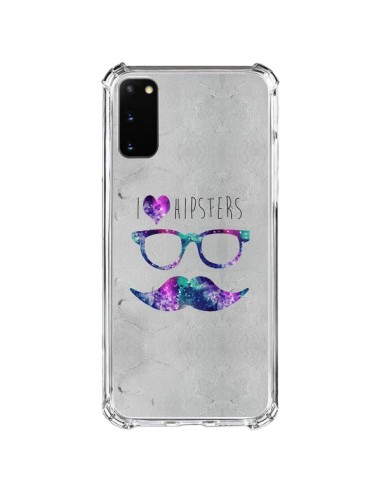 Coque Samsung Galaxy S20 FE I Love Hipsters - Eleaxart