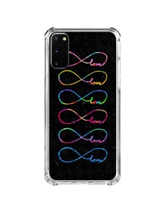 Samsung Galaxy S20 FE Case Love Forever Black - Eleaxart