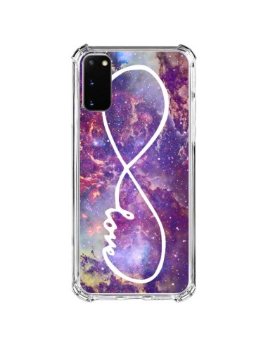 Cover Samsung Galaxy S20 FE Amore Forever Infinito Galaxy - Eleaxart