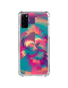 Samsung Galaxy S20 FE Case Color Spiral Pink Purple - Eleaxart