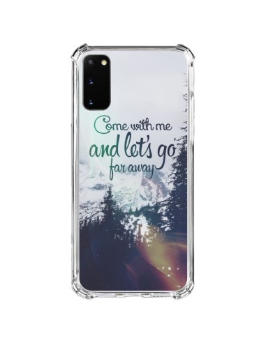 Coque Samsung Galaxy S20 FE Let's Go Far Away Snow Neige - Eleaxart