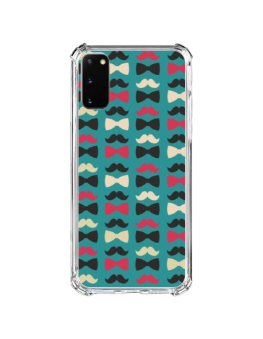 Cover Samsung Galaxy S20 FE Hipster Moustache Papillon - Eleaxart