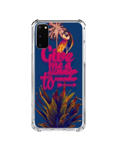 Cover Samsung Galaxy S20 FE Give me a summer to remember souvenir Paesaggio - Eleaxart