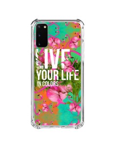 Coque Samsung Galaxy S20 FE Live your Life - Eleaxart