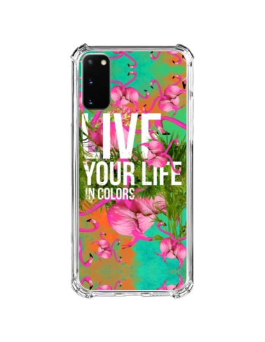 Cover Samsung Galaxy S20 FE Live your Life Vivi la tua vita - Eleaxart