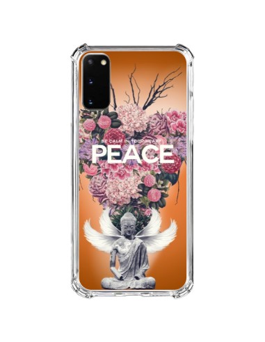 Coque Samsung Galaxy S20 FE Peace Fleurs Buddha - Eleaxart