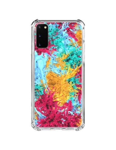 Coque Samsung Galaxy S20 FE Splashes Peintures - Eleaxart