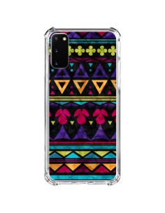 Coque Samsung Galaxy S20 FE Triangles Pattern Azteque - Eleaxart