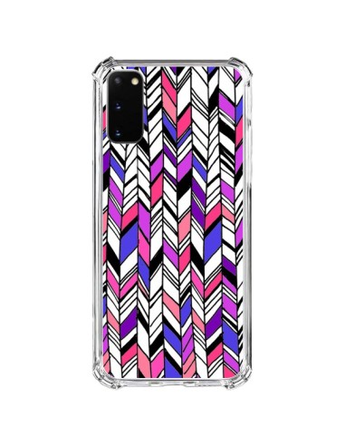 Samsung Galaxy S20 FE Case Graphic Aztec Pink Purple - Léa Clément