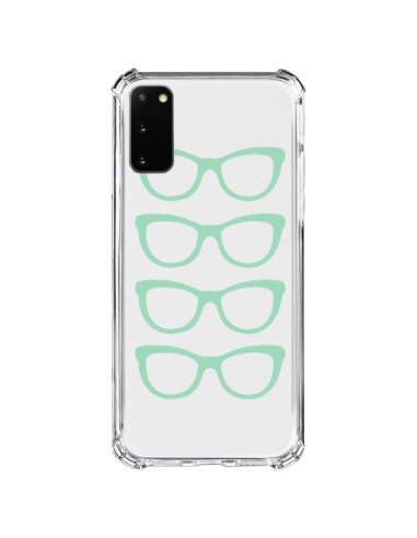 Samsung Galaxy S20 FE Case Sunglasses Green Mint Clear - Project M
