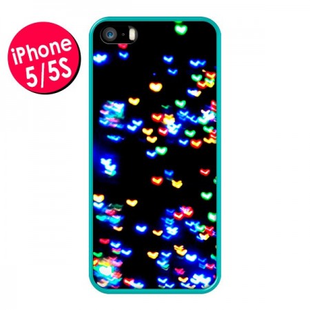 Coque Heart Coeurs Muticolores pour iPhone 5 et 5S - Léa Clément Coque Heart Coeurs Muticolores pour iPhone 5 et 5S - Léa Clément
