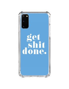 Coque Samsung Galaxy S20 FE Get Shit Done Bleu - Shop Gasoline