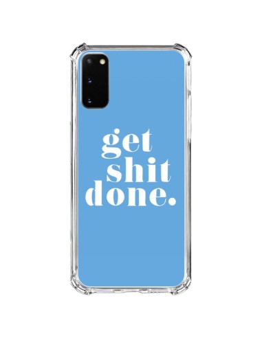 Samsung Galaxy S20 FE Case Get Shit Done Blue - Shop Gasoline