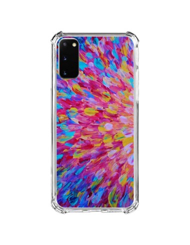 Samsung Galaxy S20 FE Case Flowers Blue Pink Splash - Ebi Emporium