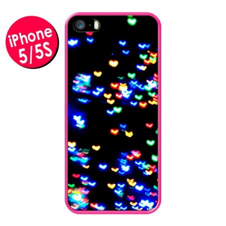 Coque Heart Coeurs Muticolores pour iPhone 5 et 5S - Léa Clément Coque Heart Coeurs Muticolores pour iPhone 5 et 5S - Léa Clément